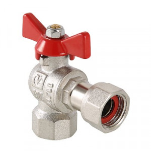 VT.266.N.0505 Кран шаровой угловой с накидной гайкой и внутренней резьбой Valtec 3/4" х 3/4"