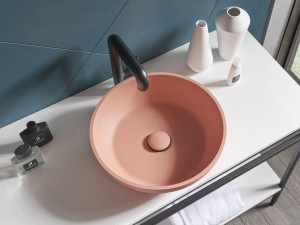 Одинарный круглый умывальник из Акрона©