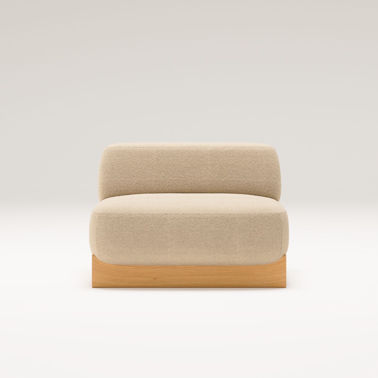 Модульный диван из ткани и дуба Wewood купол ARCH-00109421 - Вид №15