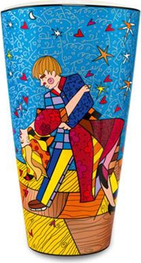 10636518 Goebel Ваза "Голив.pомантика"50см Britto Фарфор 