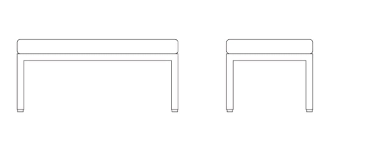 Мягкая скамейка capitonné Knoll Флоренция Кнолл ARCH-00073773 - Вид №6
