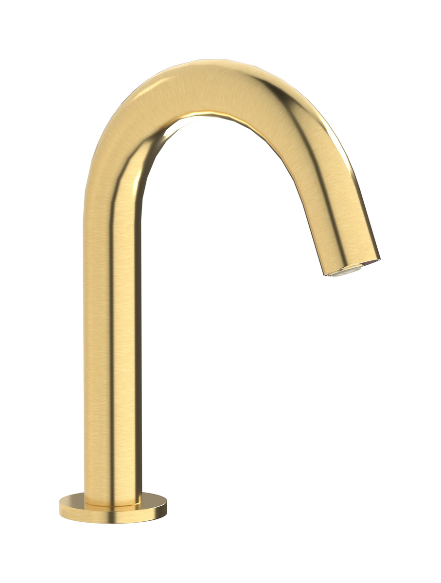 Электронный кран только для холодной воды в комплекте с блоком управления WE ARE IB el005os Brushed Gold Powa 2.0