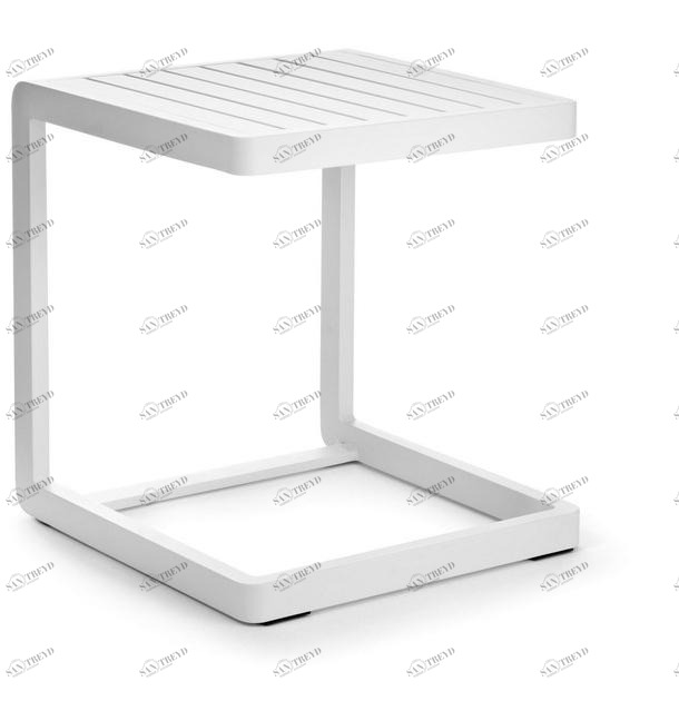 Roberti Квадратный алюминиевый садовый столик Samba rio 9901