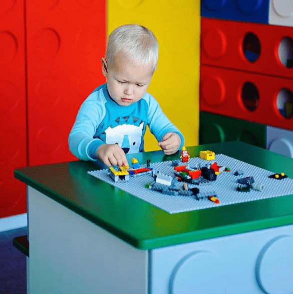 Детский игровой стол с площадкой "Лего" МАНДАРИН ЛЕГОЛЕНД 179557 Белый Santreyd  - Вид №7