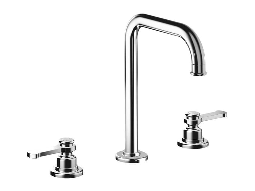 Смеситель для раковины с 3 отверстиями без слива CRISTINA Rubinetterie Маяк ARCH-00066335