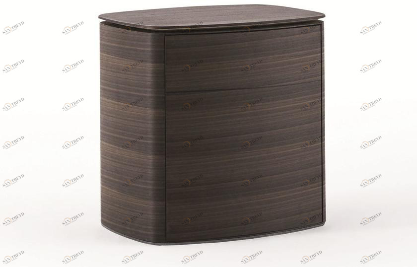 Molteni & C. Тумбочка из эвкалипта прямоугольная с ящиками sun-id-1387272