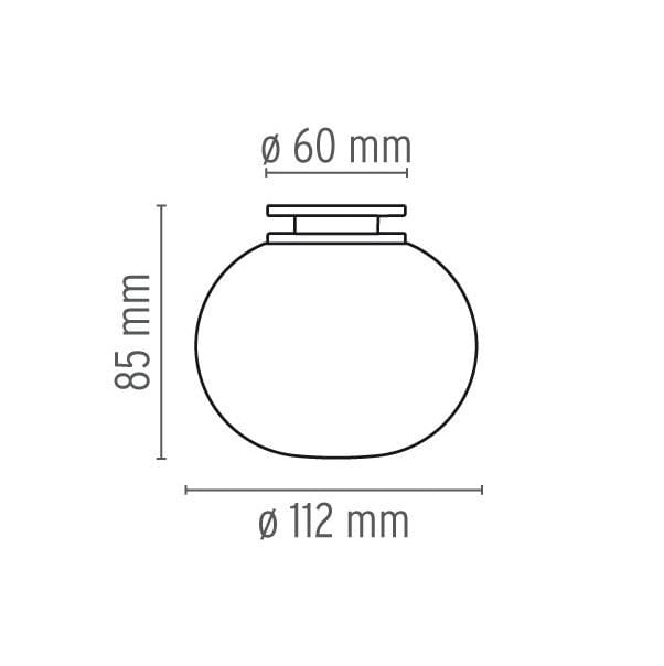 Опаловое стекло бра Flos Glo-Ball ARCH-00075144 - Вид №4