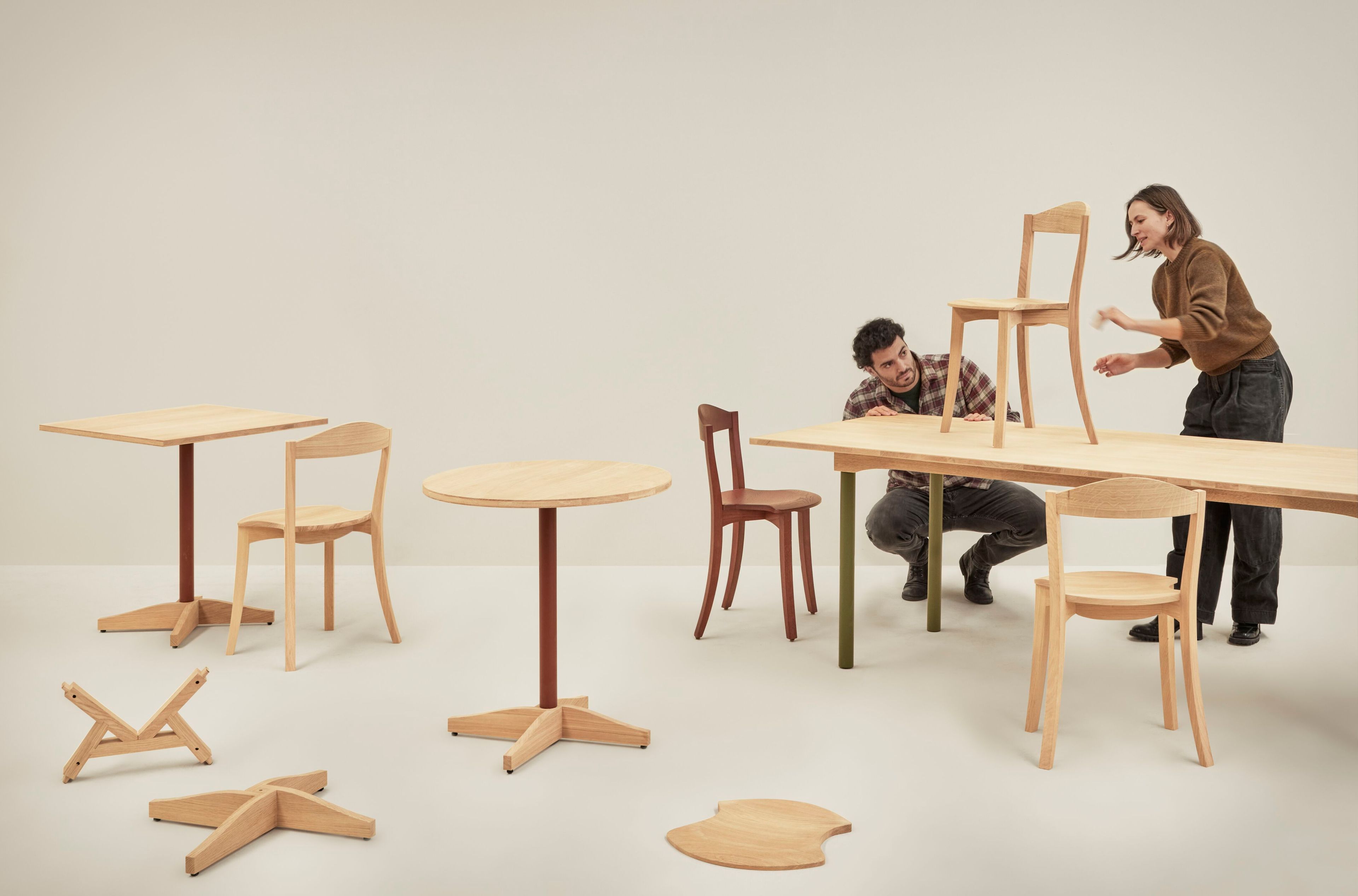 Прямоугольный дубовый стол ALKI Bibolina ARCH-00098305 - Вид №2