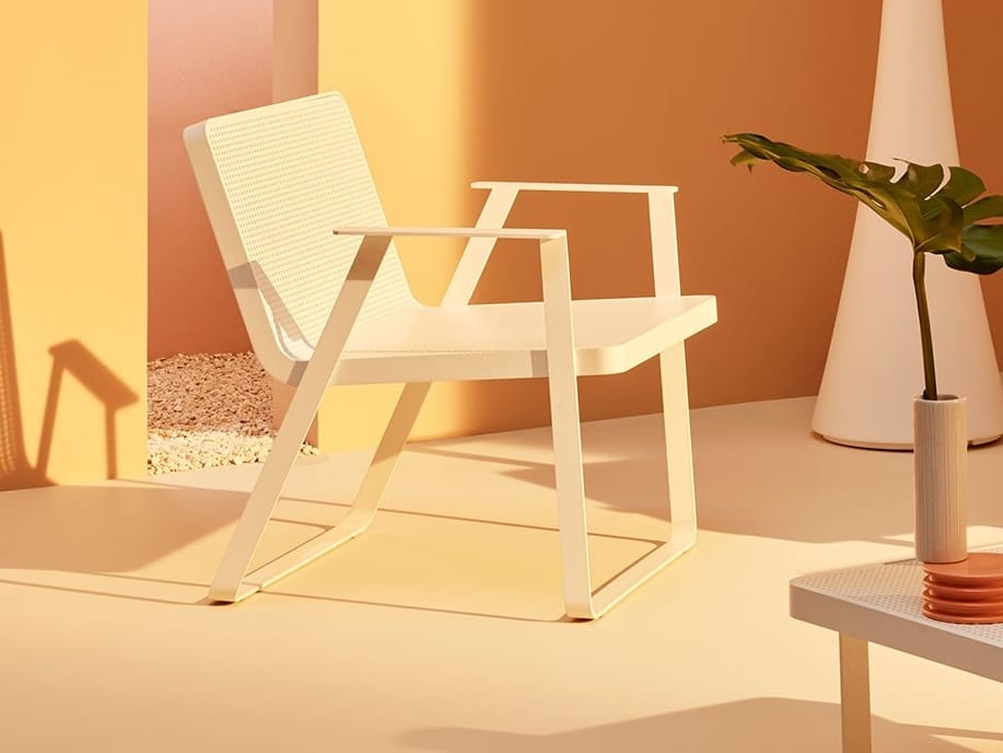 Алюминиевый садовый стул с подлокотниками Terraforma Makemake ARCH-00083720