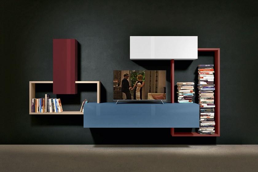 Lago Настенная модульная стенка для хранения Lagolinea sun-id-1489948 - Вид №3