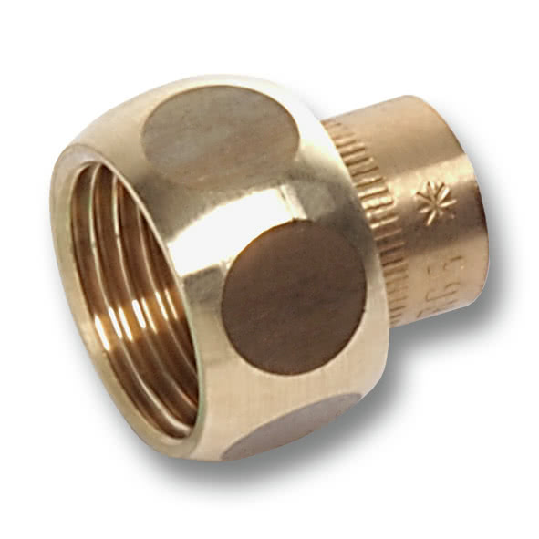 14359181 SANHA 4359G разъемное соединение ВП, бронза, с плоск.упл. 18x1 мм  - Вид №1