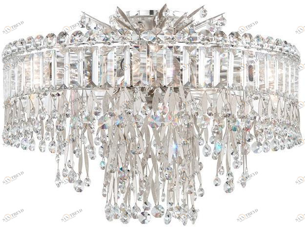 Schonbek Потолочный светильник из металла с кристаллами Triandra Lr1004 