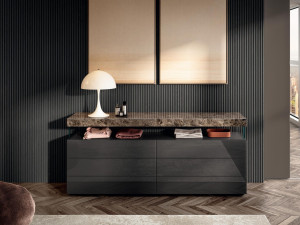 Стеклянный комод