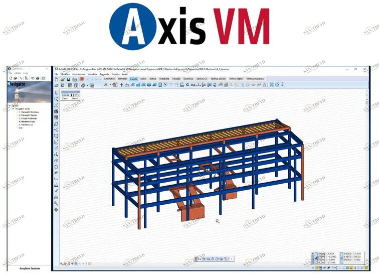 S.T.A. DATA Программное обеспечение для проектирования конструкций из железобетона, стали, дерева Axis vm sun-id-1509619