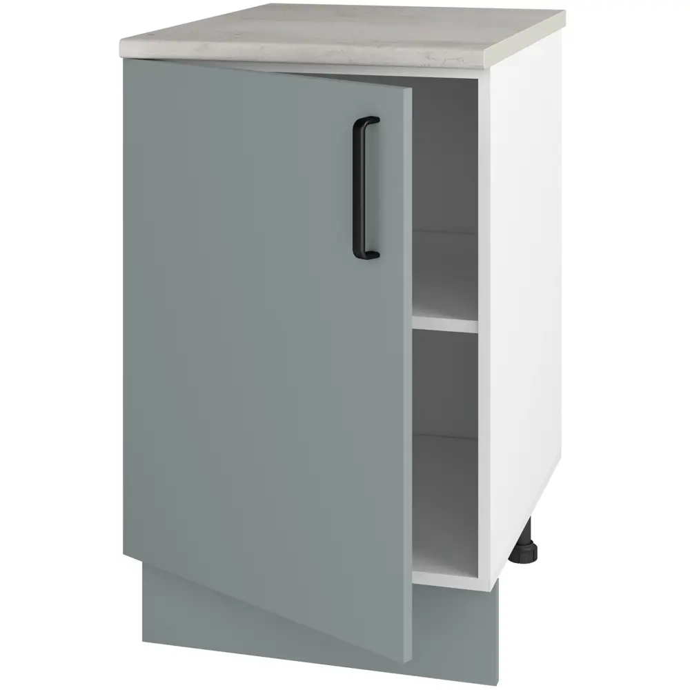 Santreyd Неман - напольный кухонный шкаф с полкой, зеленый матовый 86578422 STLM-0070191 - Вид №2