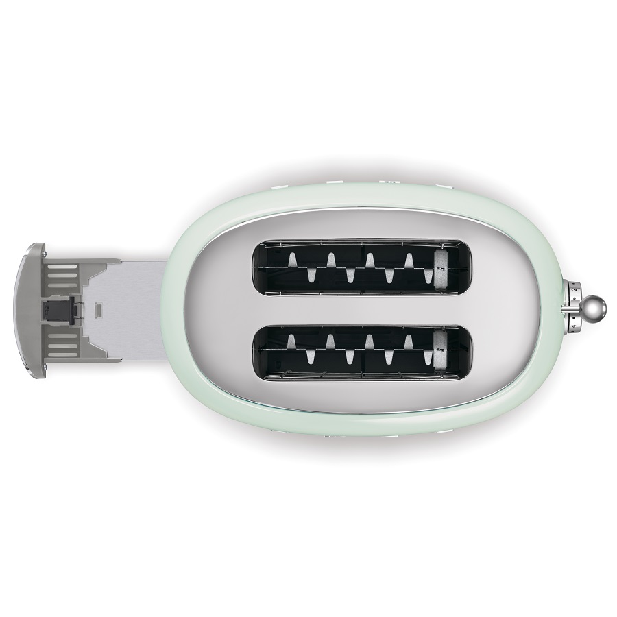 Тостер Smeg на 2 ломтика, зеленый TSF01PGEU - Вид №8