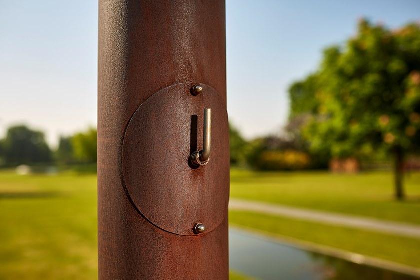 RB73 Отдельно стоящий дровяной уличный камин из стали Corten ™ Quaruba sun-id-1353455 - Вид №5