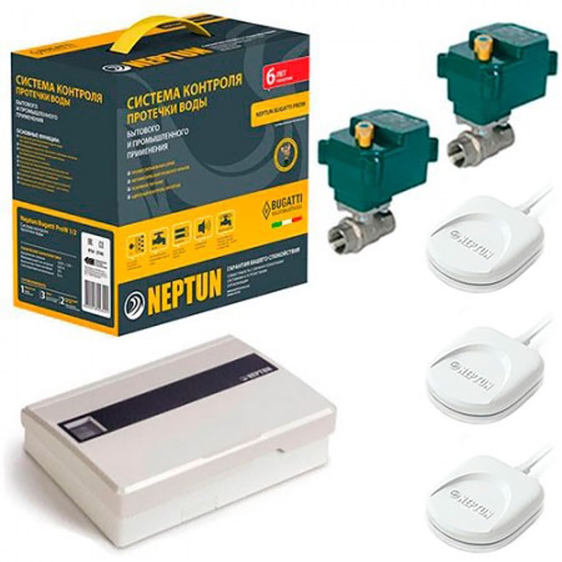 Система контроля протечек Neptun Bugatti ССТ ProW 1/2" 43054103000013 - Вид №2