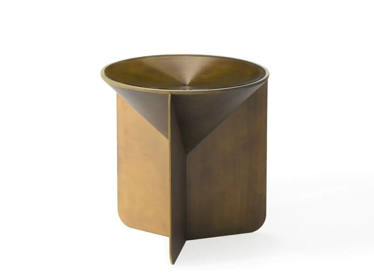 Круглый металлический журнальный столик ABLE ROYA ARCH-00021792