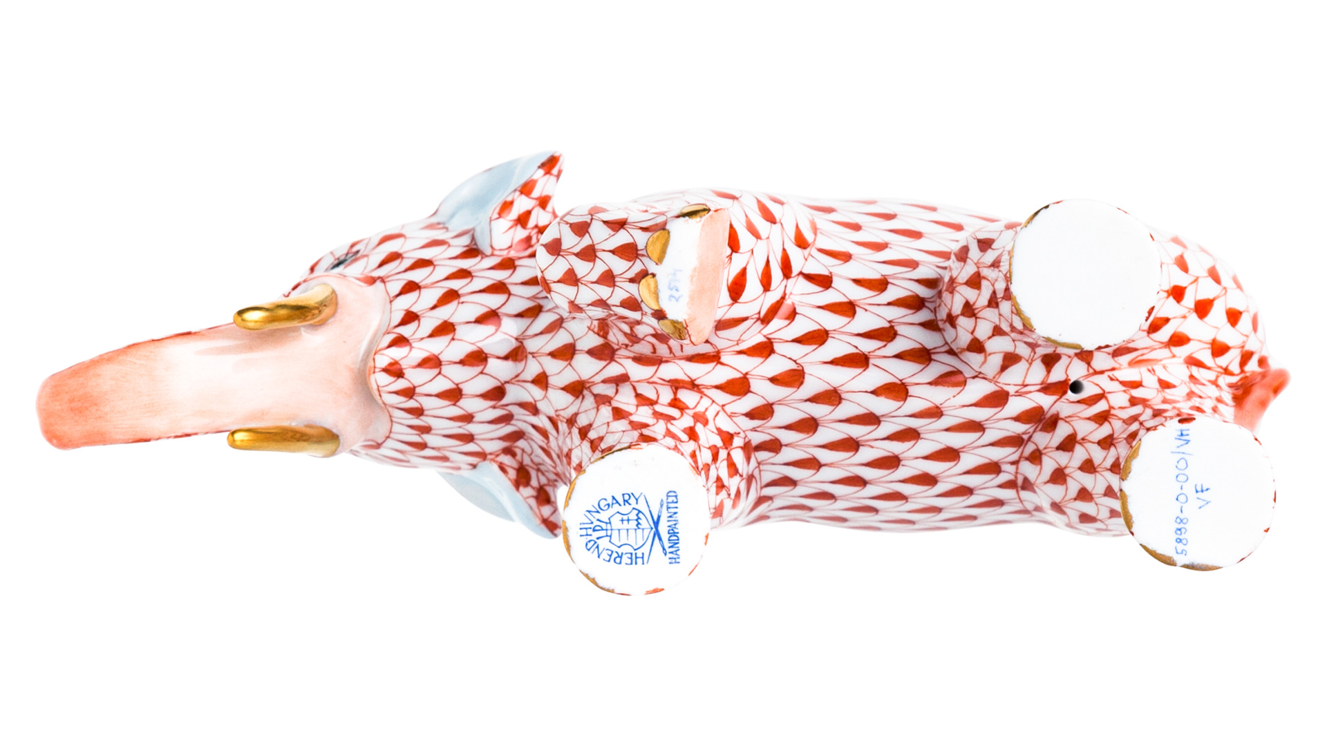 10647907 Herend Фигурка Herend "Азиатский слон" 10,5см Фарфор  - Вид №4