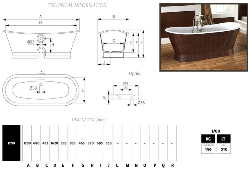 BLEU PROVENCE Отдельностоящая алюминиевая ванна Vasche freestanding sun-id-1441512 - Вид №2