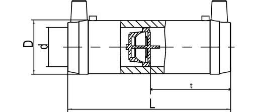 SANIT 191133511 Длинные рукава с интегрированной системой управления потоком газа Mertik Maxitrol  - Вид №1