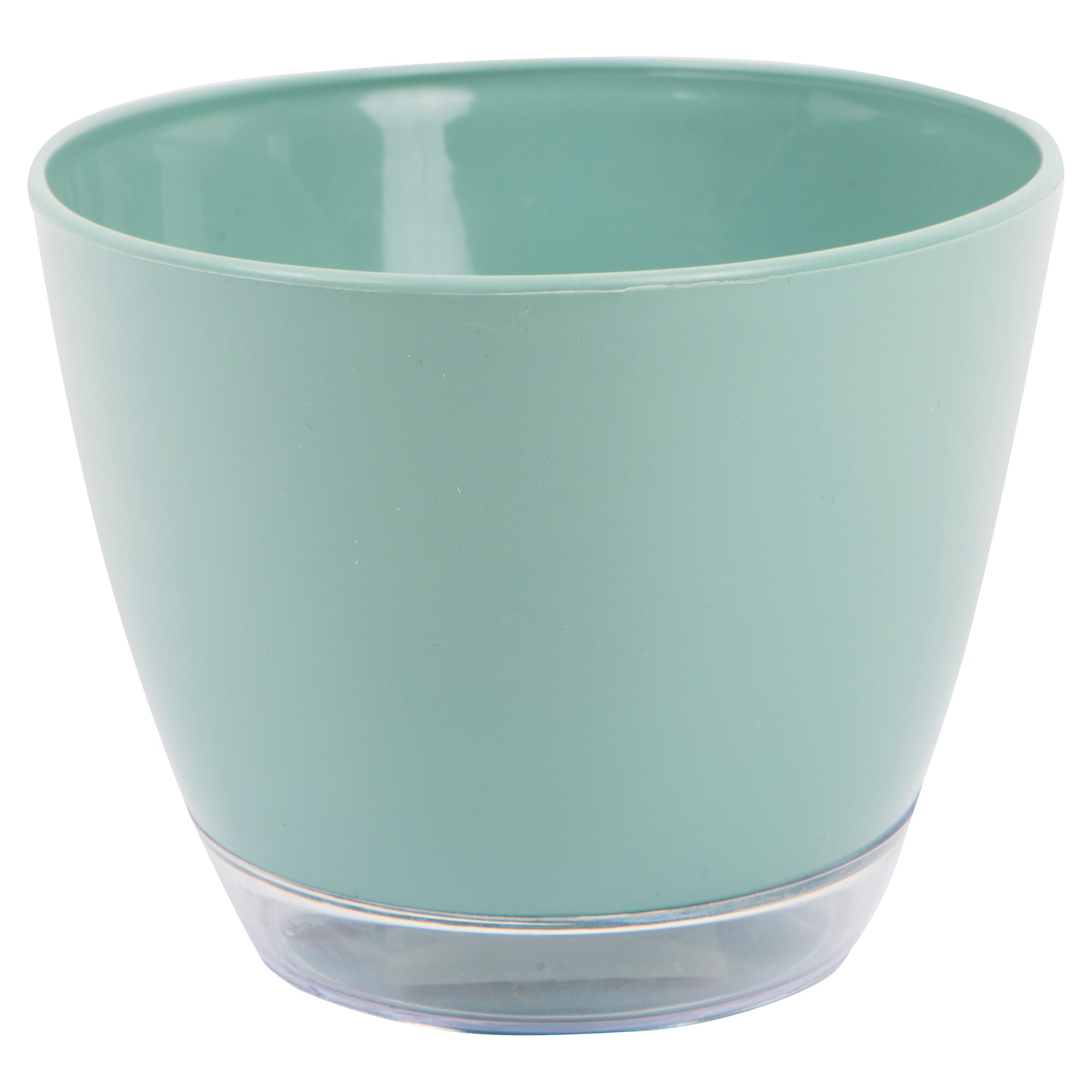 18008941 Кашпо Лодочка ø20 h10 см v1 л пластик бирюзовый Santreyd  - Вид №1