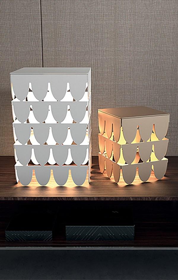 NEXO LUCE Настольная лампа из алюминия Oxen table lamp 7004d1 / 7004d2 - Вид №1