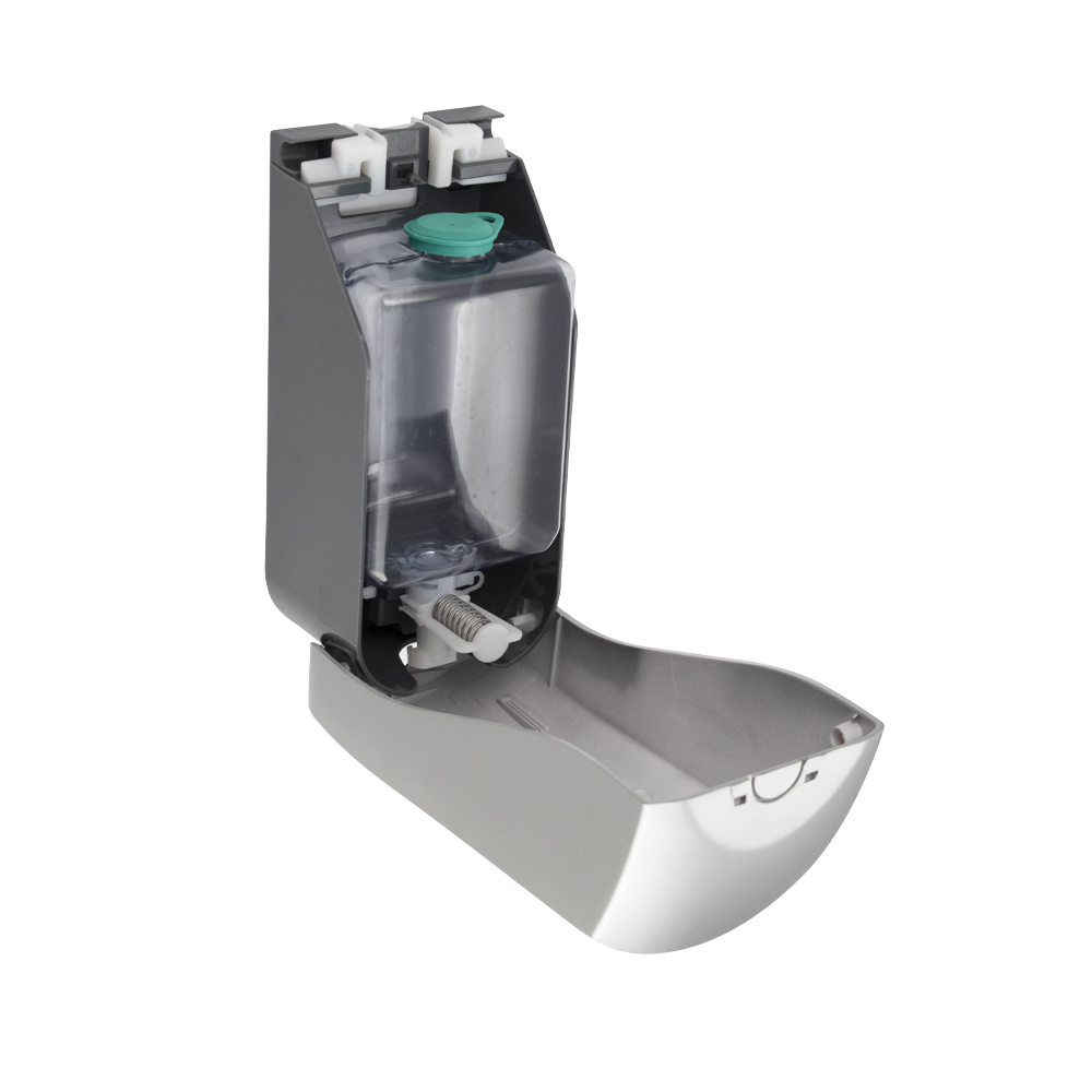 GFmark - Дозатор для ПЕНЫ, пластик АБС, СЕРЫЙ, большой, с глазком - капля, 1000 мл, код: 654  - Вид №1