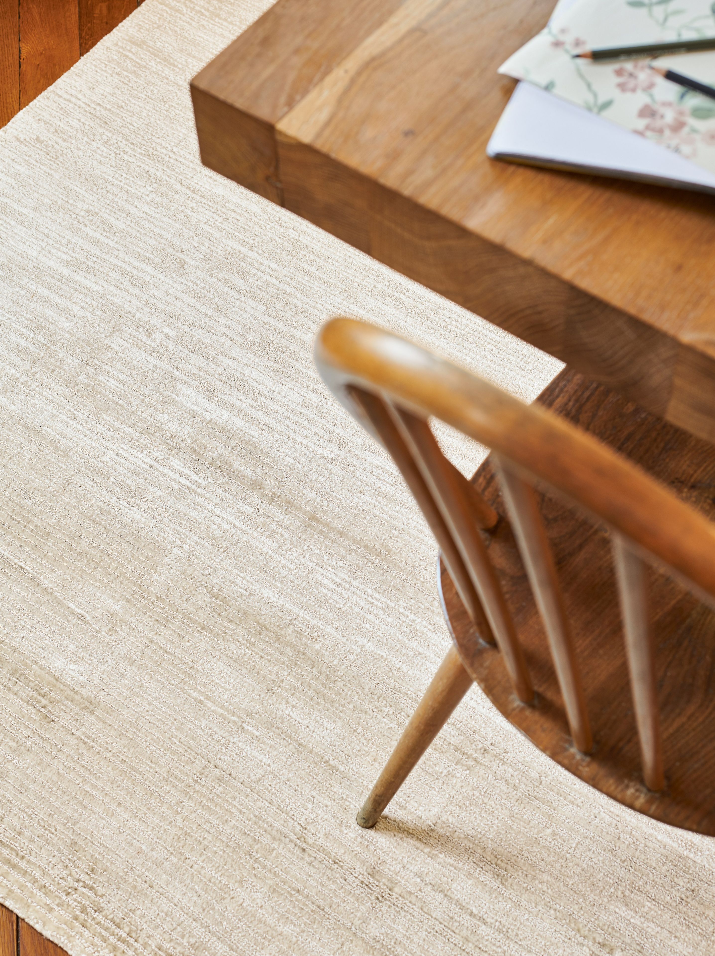 Прямоугольный однотонный ковер ручной работы Toulemonde Bochart Studio TB ARCH-00096051 - Вид №6