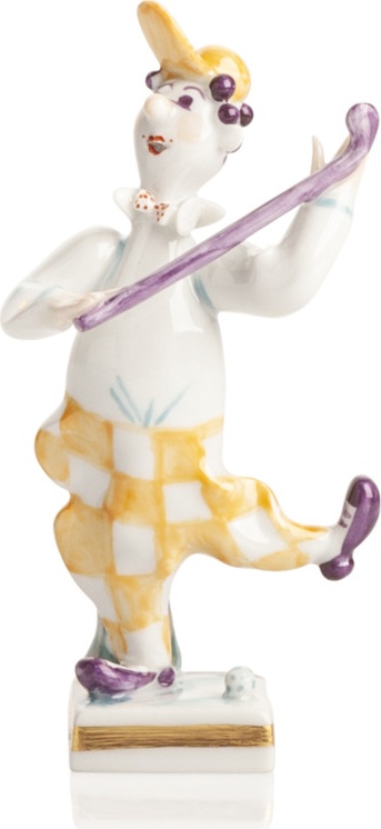 93356 Meissen Фигурка 8см "Гольфист" (П.Штранг СПОРТ) Фарфор 