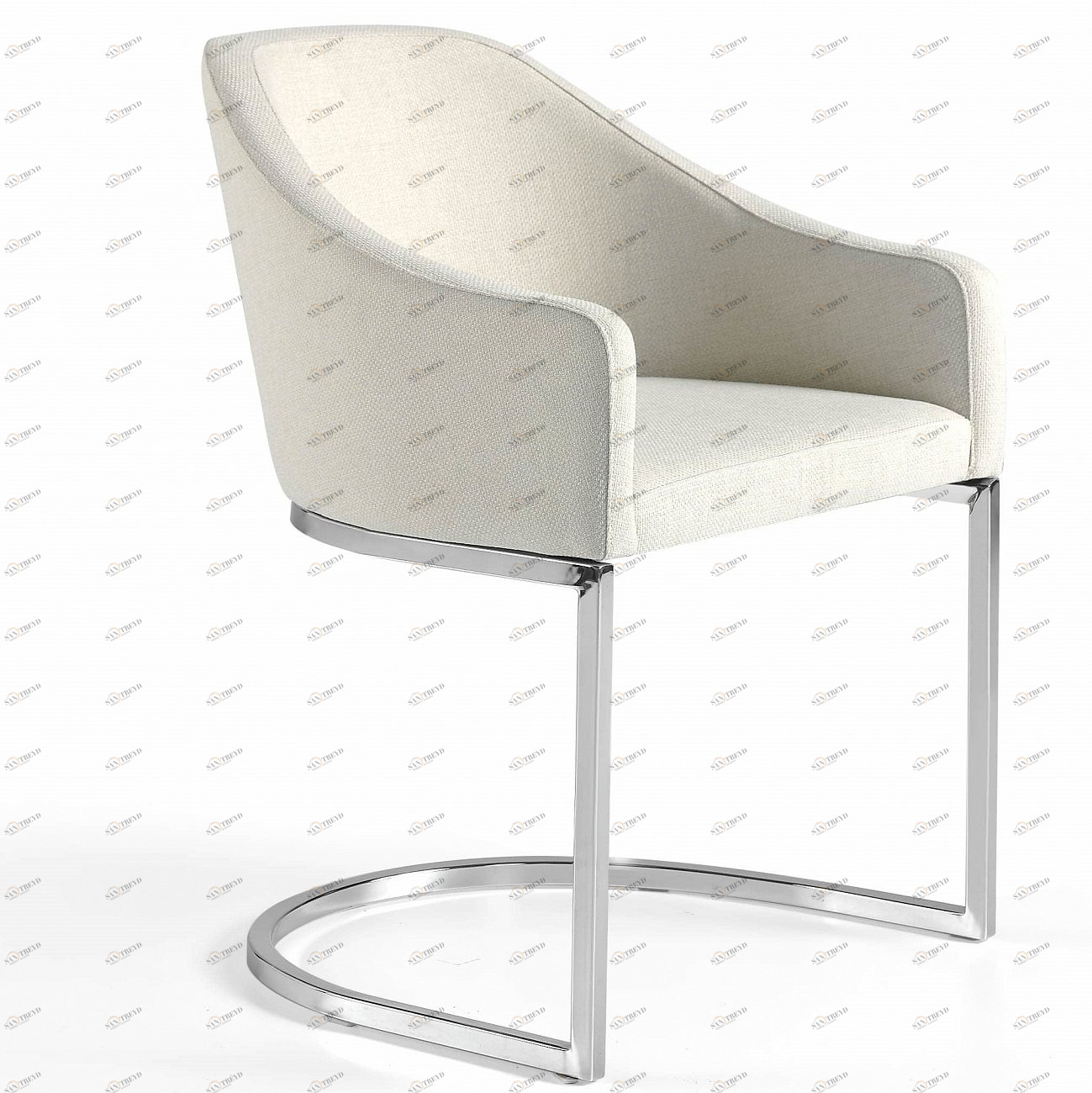 Стул F3148 кремовый от Angel Cerda ANGEL CERDA  241810 Белый 