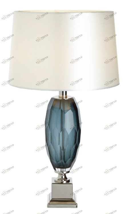 Настольная лампа Lucia (основание) 5828 PUSHA ВАЗА 061940 Белый;прозрачный;синий 