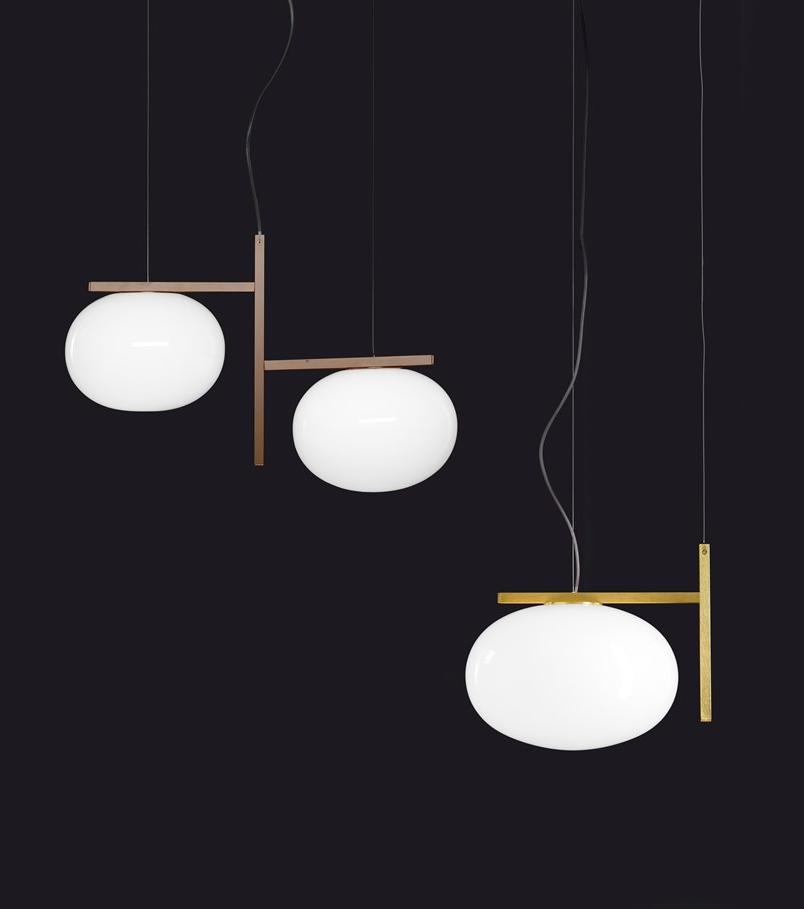 Oluce Подвесной светильник прямого света из опалового стекла Alba sun-id-1462869 - Вид №1