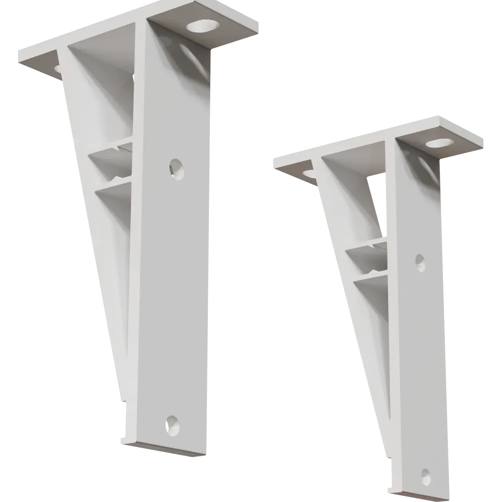Кронштейны для крепления маркизы Naterial, сталь, цвет белый, 2шт STLM-2138989