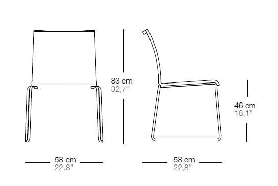 Штабелируемый садовый стул vinytex Bivaq клуб ARCH-00033051 - Вид №4