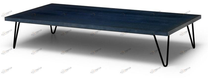 Moroso Прямоугольный журнальный столик из стали и дерева Overdyed sun-id-1408973