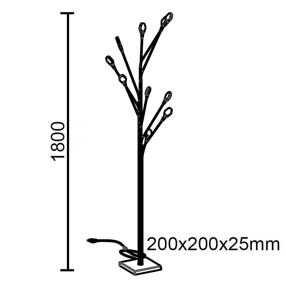 Торшер из муранского стекла Brillamenti лепесток ARCH-00149786 - Вид №5
