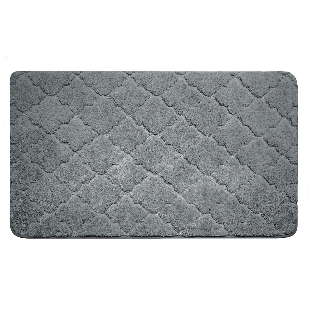 BATH PLUS Лана — коврик для ванной графитовый 70×120 см 89380467 STLM-1578743