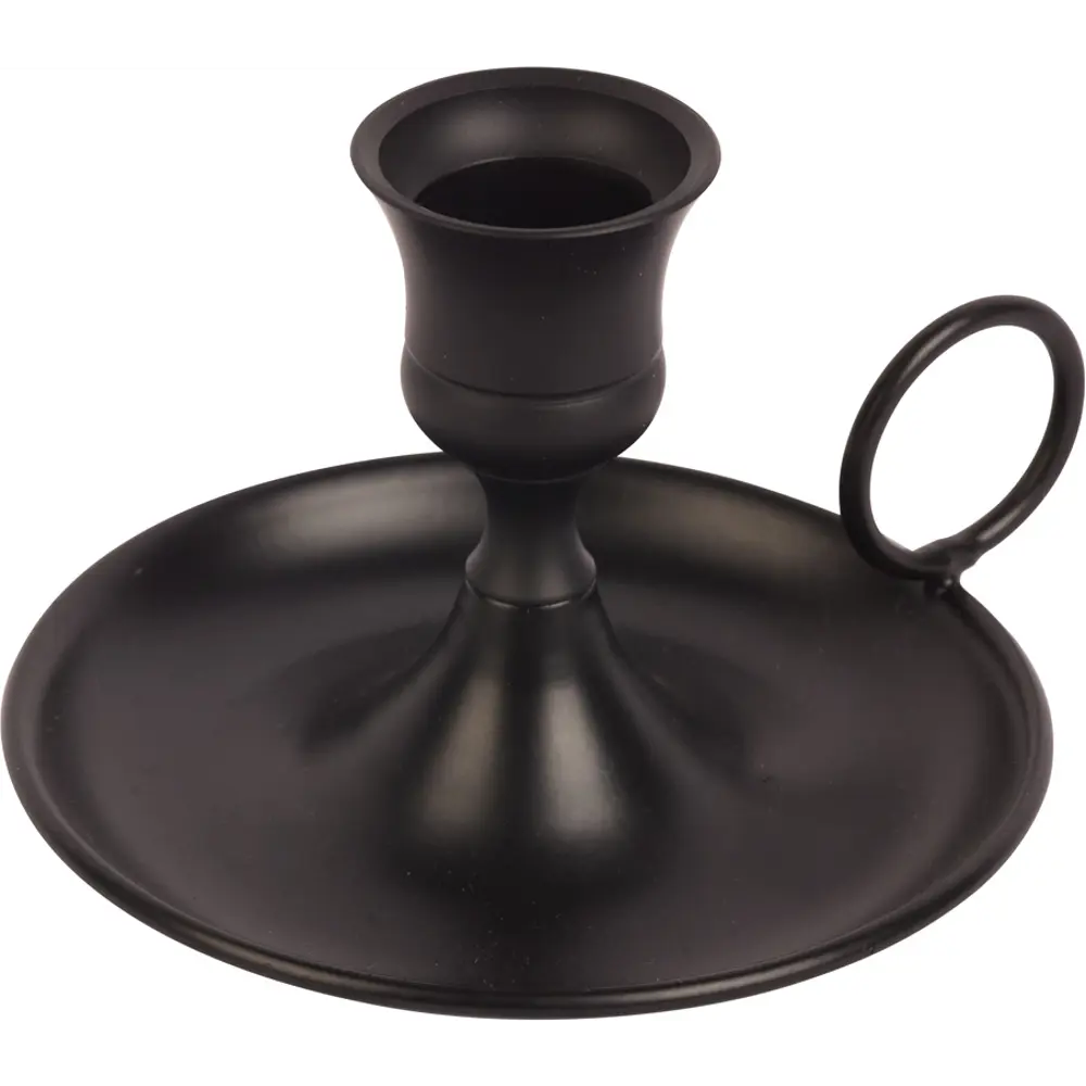 Подсвечник металл 6.5 см цвет черный Santreyd STLM-2079180