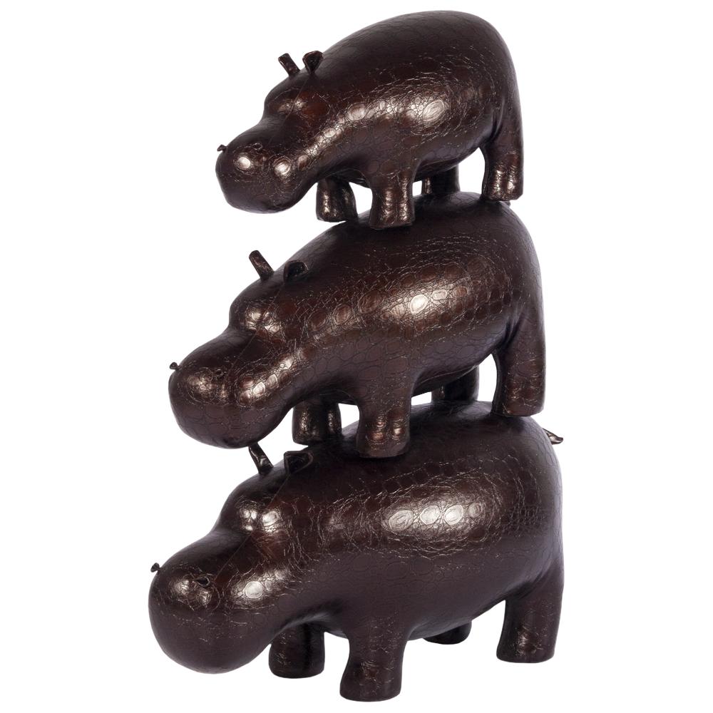 74106 Банкетка Пуф Бегемот большой Шоколад Рептилия BOGACHO 4627138152560 - Вид №7