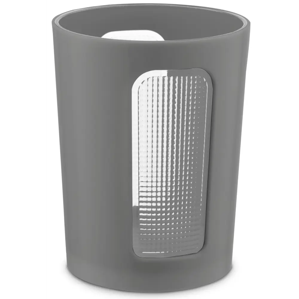 Стакан для зубных щёток Skarlet пластик цвет дымчато-серый BEROSSI Scarlet STLM-2153034