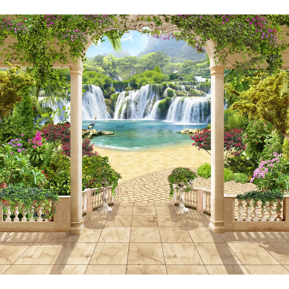 Фотообои Чудесный вид флизелиновые 300x270 см. 10382-Л МОСКОВСКАЯ ОБОЙНАЯ ФАБРИКА Malex factory STLM-2017853