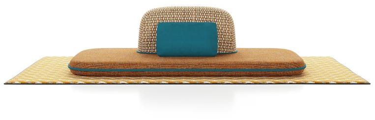 Liu Jo Living Collection Мягкая кушетка из ткани Ceci est un caillou Cll - Вид №17