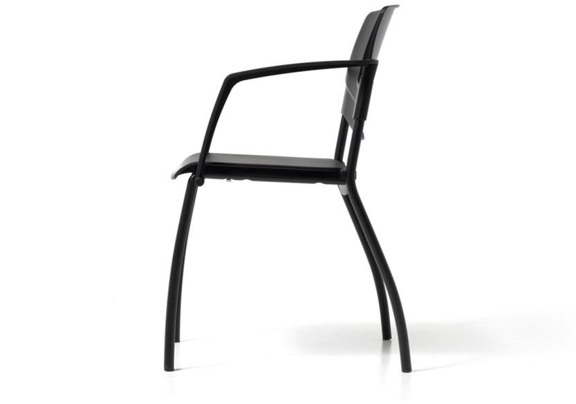 Diemme Стул полипропиленовый штабелируемый с подлокотниками для залов ожидания Sunny new sun-id-1489470 - Вид №1