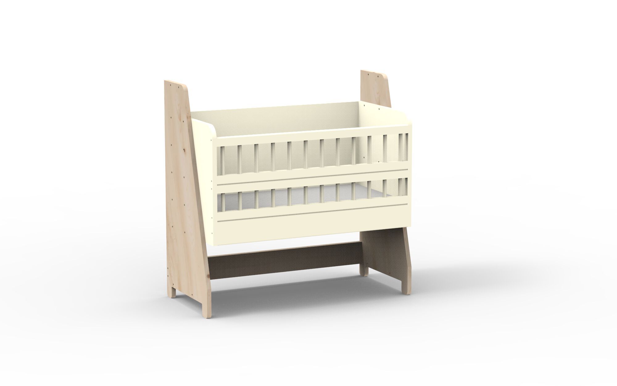 Лакированная деревянная кровать для сна Mathy by Bols ASYMETRY ARCH-00052185 - Вид №21