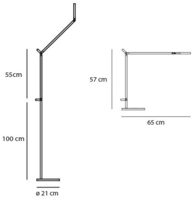 Artemide Светодиодный торшер для прямого чтения Demetra sun-id-1479311 - Вид №2