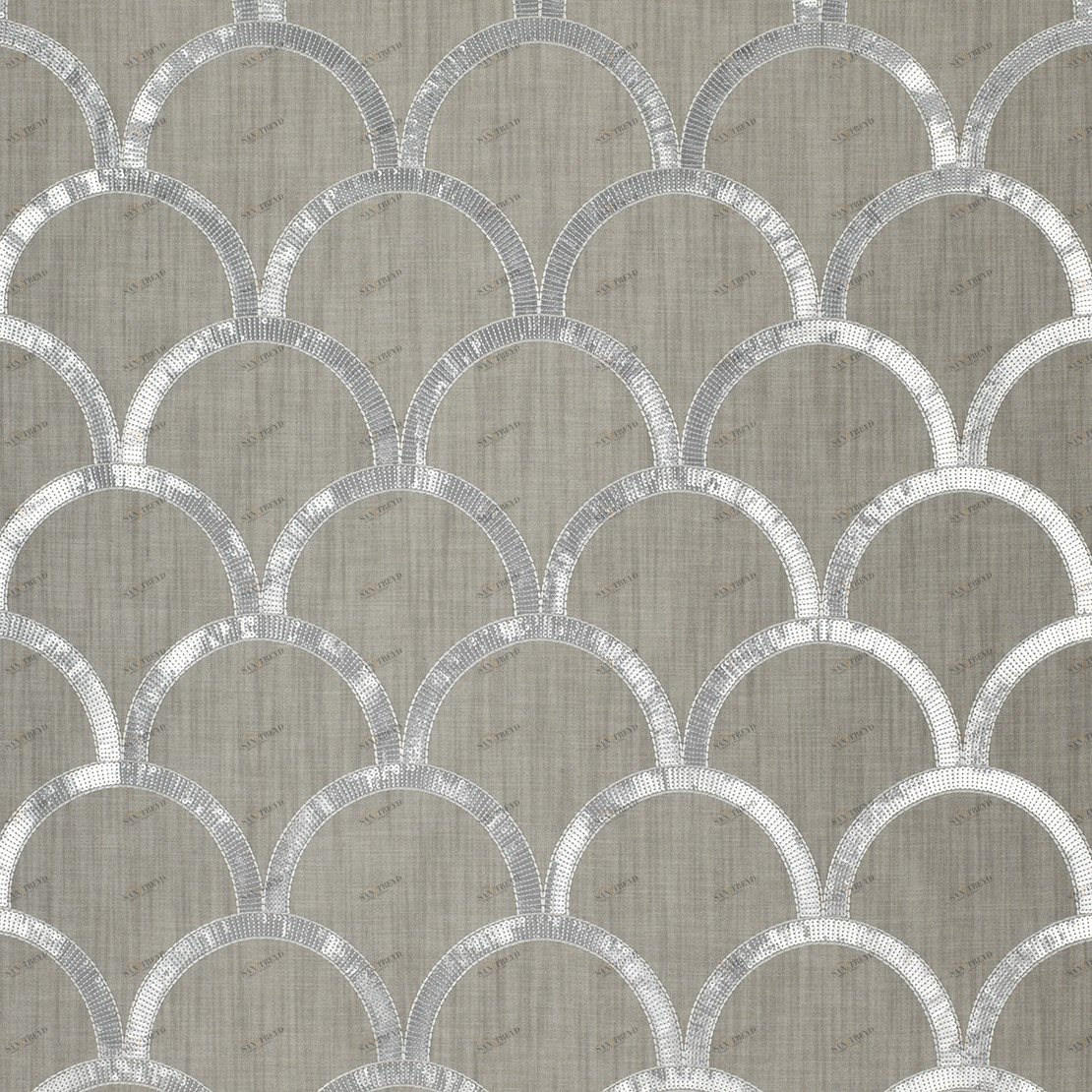 Рулон обоев BOSPHORE BSP28769225. Основа вышивка Casadeco