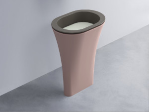 AMLA65-FN+AMPILO-PM+AMCOLO-CP Раковина Amedeo Ovale отдельностоящая cielo Enjoy + Amedeo