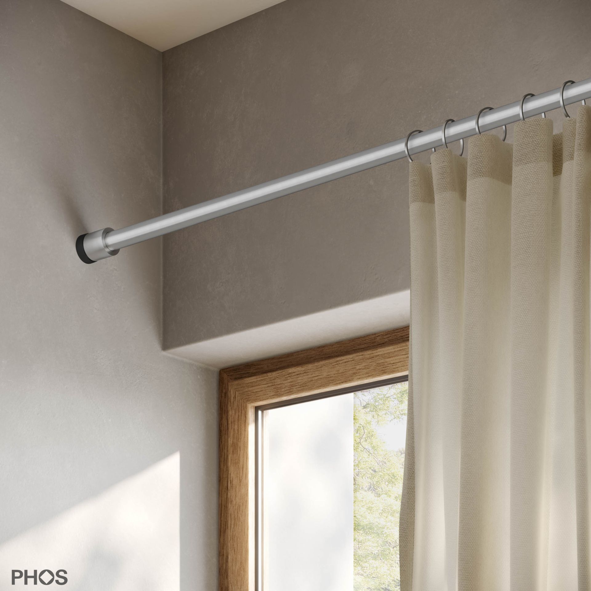 VTKS20-2-S Зажим для гардин и гардин, 100 - 160 см. сделано, чтобы измерить. PHOS 